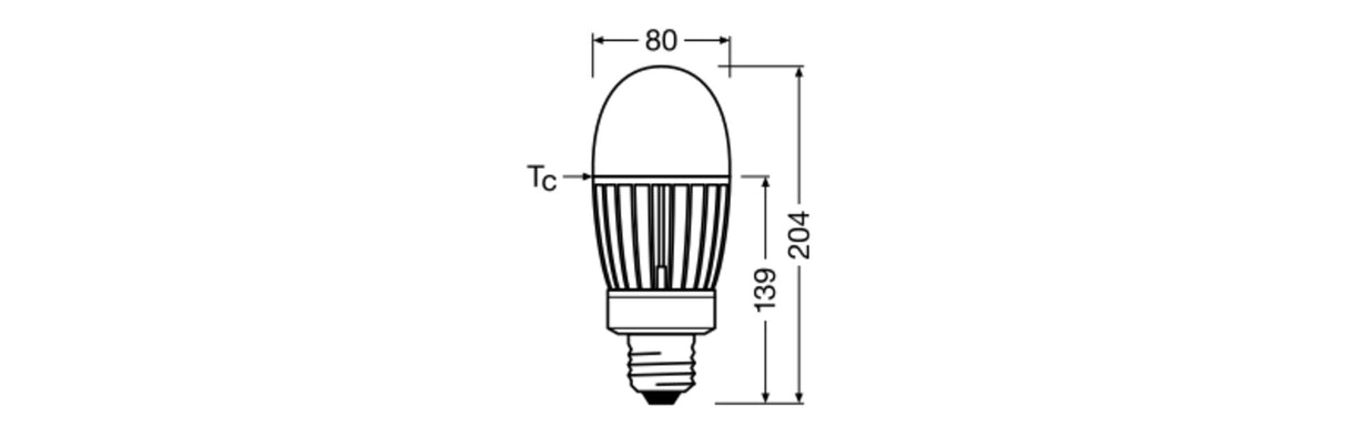 Bombilla LED OSRAM E40 41W 6000Lm 4000K 360º IP65