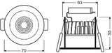 Foco Spot LED LEDVANCE    7W 580Lm 3000K 36º IP44/IP20