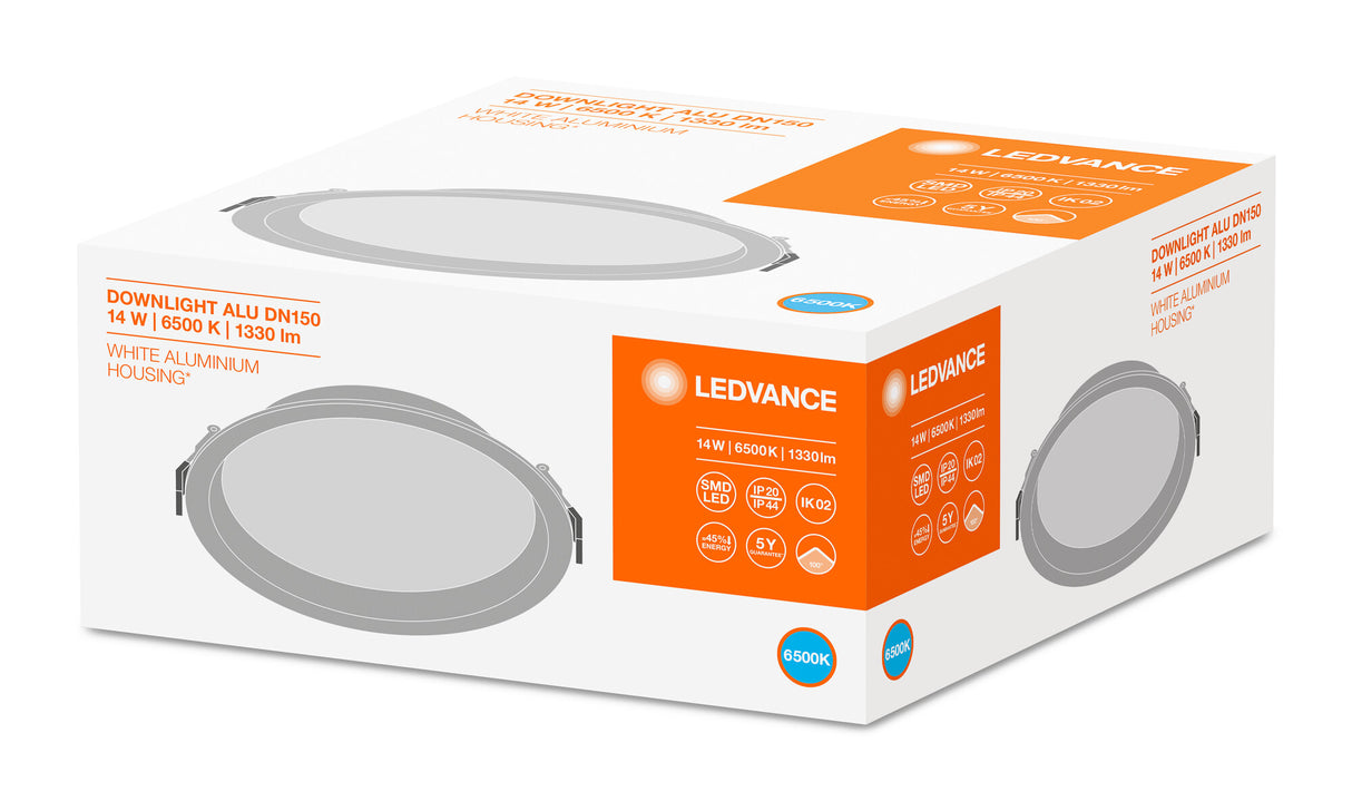 Downlight LED LEDVANCE   14W 1330Lm 6500K 100º IP44/IP20