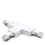 Conector T para Carril Trifásico Focos de LEDs Color Blanco