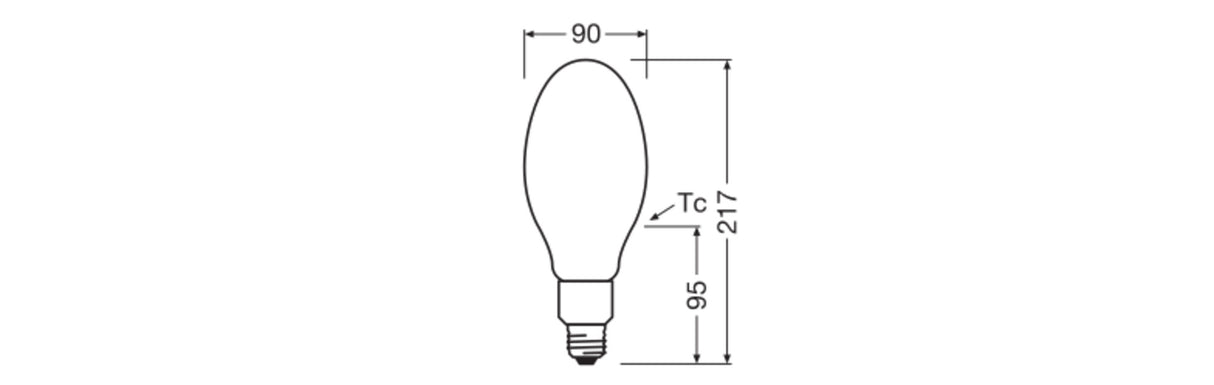 Bombilla LED LEDVANCE E27 24W 3600Lm 2700K 360º IP65