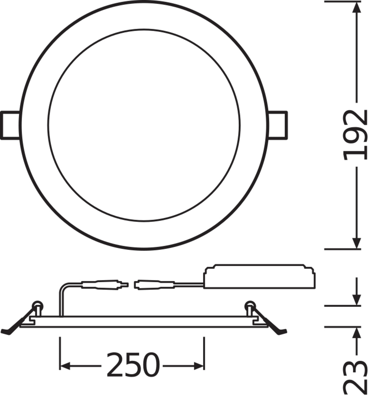 Downlight LED LEDVANCE   17W 1350Lm 3000K 120º IP20