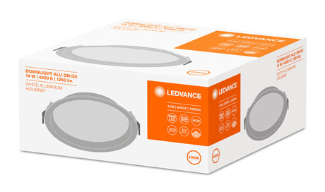 Downlight LED LEDVANCE   14W 1260Lm 4000K 100º IP44/IP20