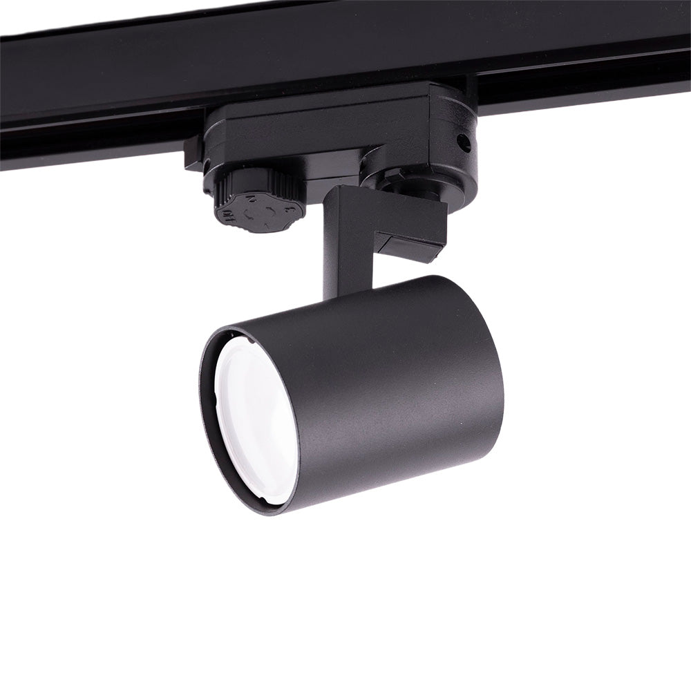 Foco Carril Trifásico "Lumiastra" 1xGU10 Negro