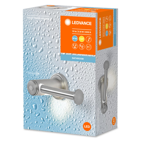 Portarollos LED LEDVANCE 0,18W 10Lm 3000K 100 ° Sensor IP44
