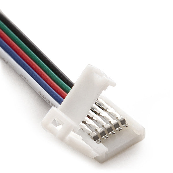 Conector para Tira de LEDs RGBW Doble con Cable