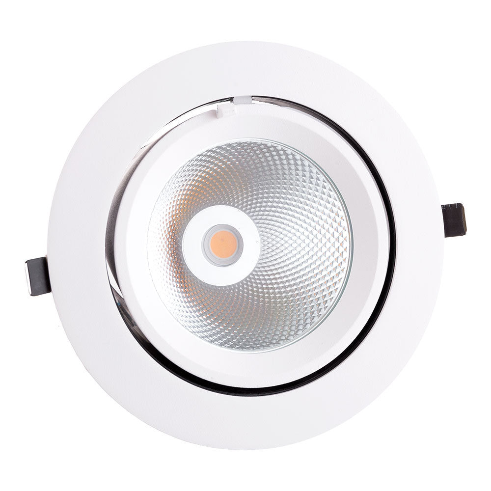 Foco Downlight LED 40W 4000Lm 4000ºK Circular Orientable 30.000H [HO-COB-C-OR-40W-W]