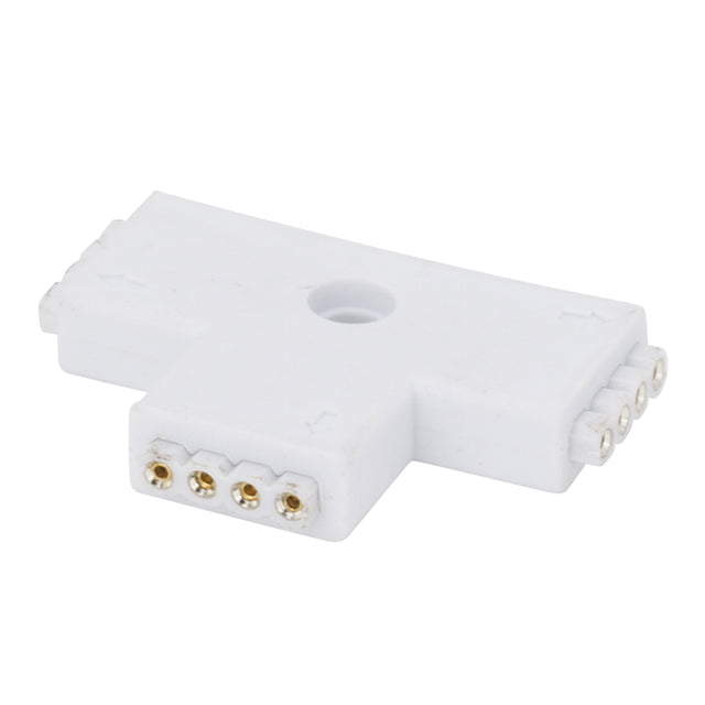 Conector Rápido "T" Hembra para Tira de LEDs 12VDC RGB