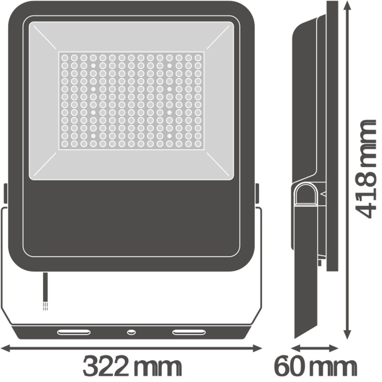 Foco Proyector LED Ledvance   105W 15000Lm 4000K 48 x 92º IP65