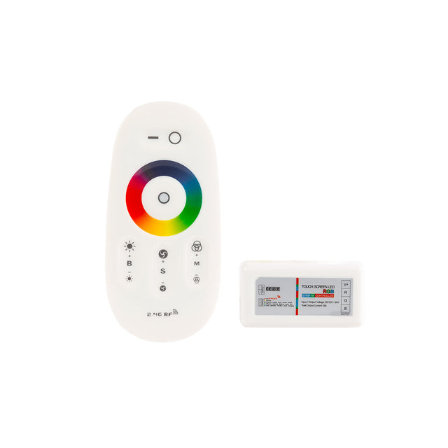 Controlador Táctil Tira LED RGB 12/24VDC 216/432W 50M