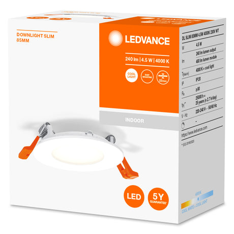 Foco LED Ledvance   4,5W 240Lm 4000K 110º IP20