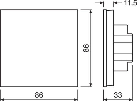 Controlador LEDVANCE  EC  LC RF Panel Táctil RGBW