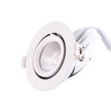 Foco Downlight LED 9W 900Lm 4000ºK Circular Orientable 30.000H [HO-COB-C-OR-9W-W]