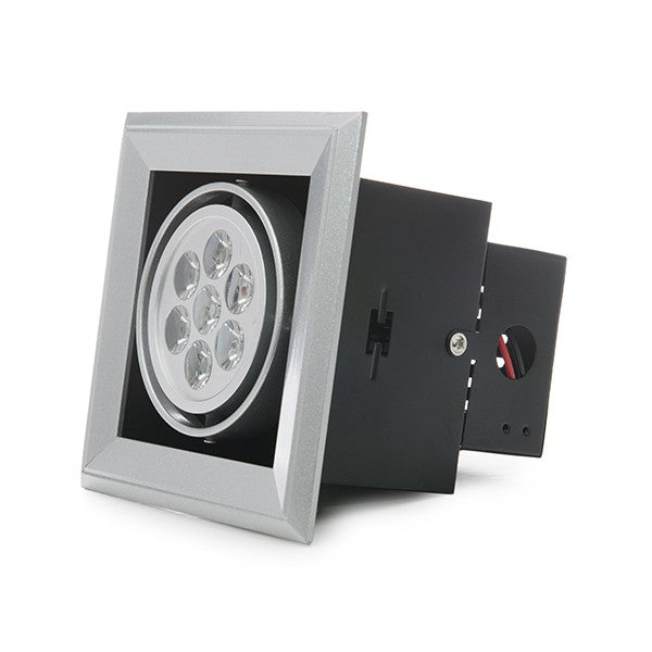 Foco Downlight de LEDs Cuadrado 7W 700Lm 30.000H