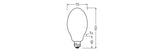 Bombilla LED LEDVANCE E27 13W 1800Lm 2700K 360º IP65