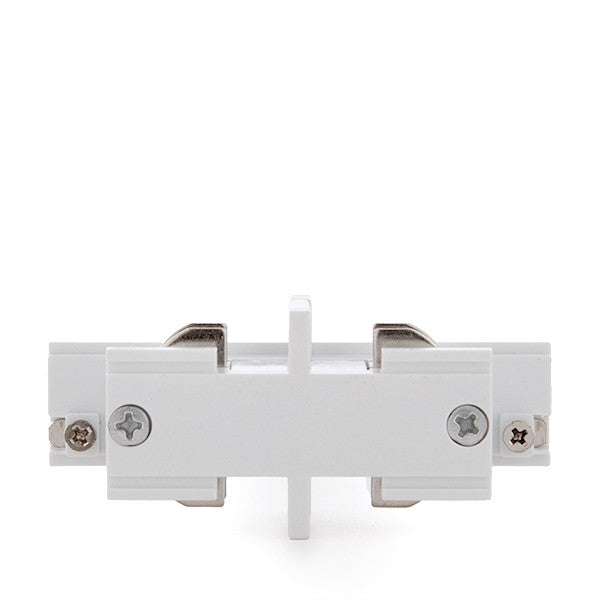 Straight Connector for 3-Phase Rail White