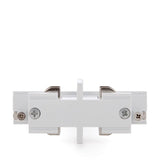 Straight Connector for 3-Phase Rail White