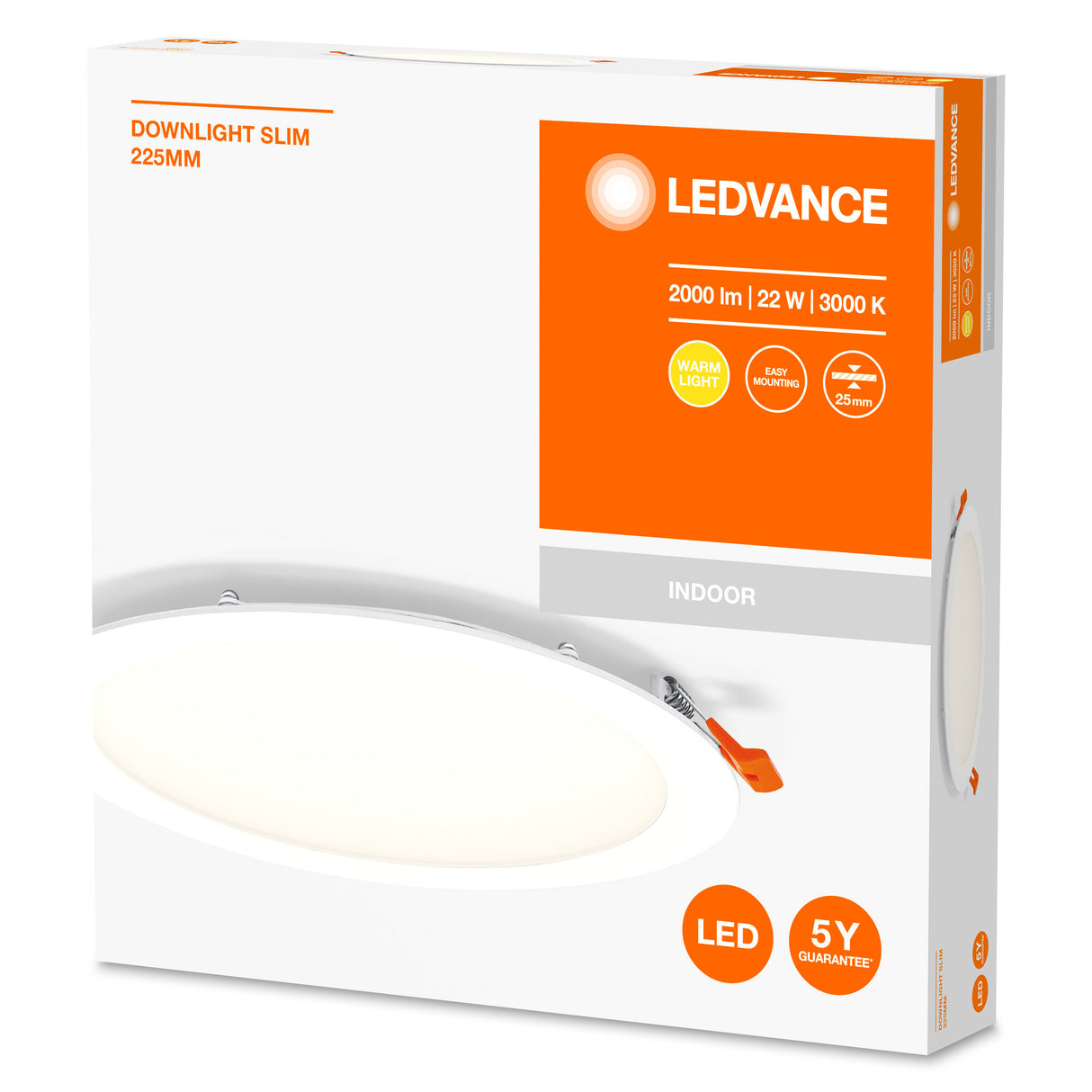 Downlight LED Ledvance   22W 2000Lm 3000K 110º IP20