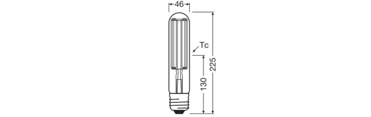 Bombilla LED LEDVANCE E40 41W 7500Lm 4000K 360º IP65