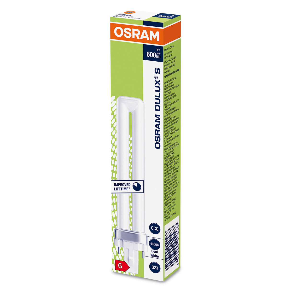 Bombilla Tradicional OSRAM/DULUX G23 9W 600Lm 4000K