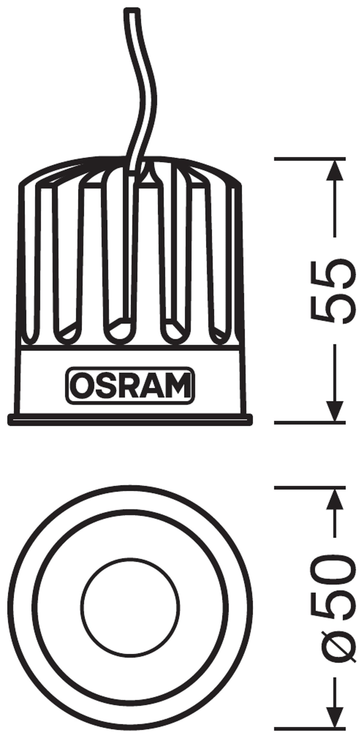 Módulo LED Osram/Ledvance   12,8W 1250Lm 3000K 40º IP20