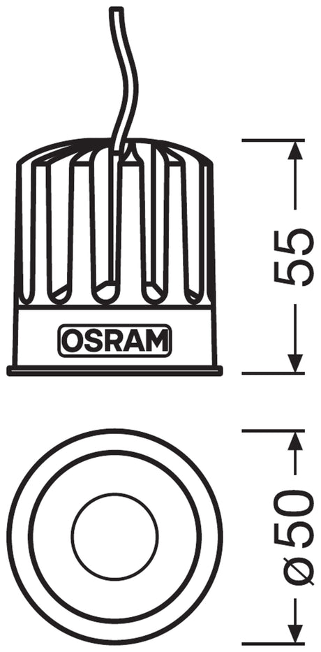 Módulo LED Osram/Ledvance   12,8W 1250Lm 3000K 40º IP20
