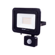 Foco Proyector LED IP44 Negro con Detector Movimiento 30W 2550Lm Blanco Natural