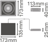 Foco Spot LED LEDVANCE    30W 2700Lm 4000K 38º IP20