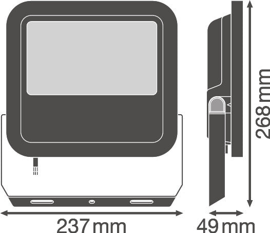 Foco Proyector LED Ledvance   65W 7150Lm 3000K 100 x 100º IP65