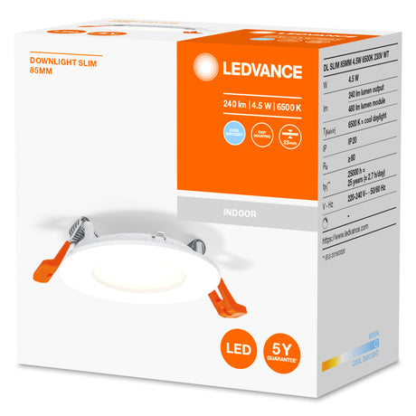 Foco LED Ledvance   4,5W 240Lm 6500K 110º IP20