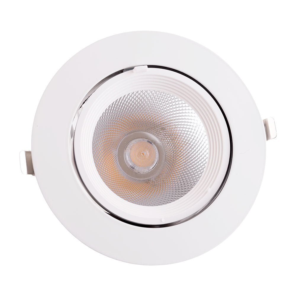 Foco Downlight LED 35W 3500Lm 4000ºK Circular Orientable 30.000H [HO-COB-C-OR-35W-W]