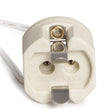 Portalámparas Cerámico G12 Cable 160mm 180ºC