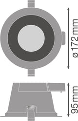 Downlight LED LEDVANCE   18W 1040…1620Lm 3000…5700K 60º IP54/IP20