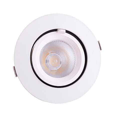 Foco Downlight LED 15W 1500Lm 4000ºK Circular Orientable 30.000H [HO-COB-C-OR-15W-W]