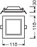 Downlight LED LEDVANCE   6W 430Lm 6500K 120º IP20