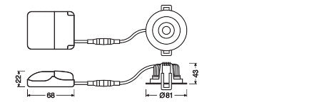 Foco Spot LED LEDVANCE    8W 720Lm 4000K 36º IP20 Regulable