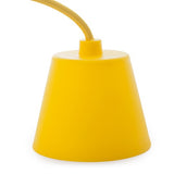 E27 Lampholder with 1 Metre Cable and Rosette - Yellow