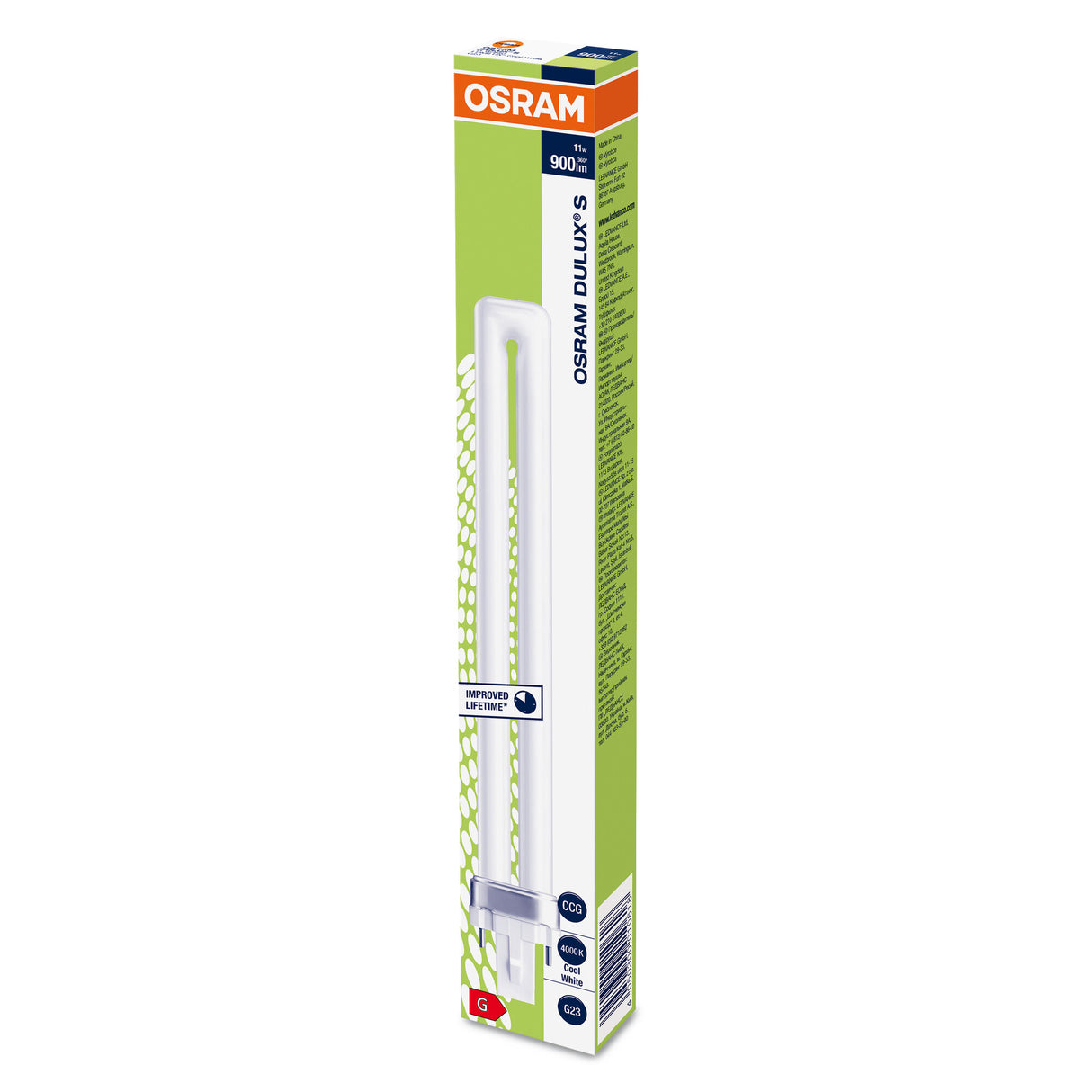 Bombilla Tradicional OSRAM/DULUX G23 11W 900Lm 4000K