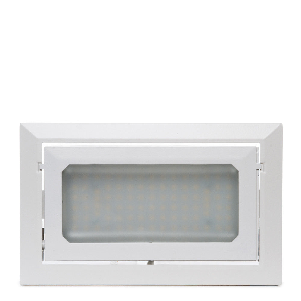 Foco Downlight  LED Rectangular Basculante SMD3030 40W 4400Lm 40.000H