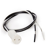 Portalámparas Cerámico G4/MR11 Cable 300mm 180ºC