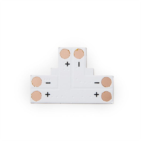 Conector para Soldar "T" para Tiras de LEDs 10mm