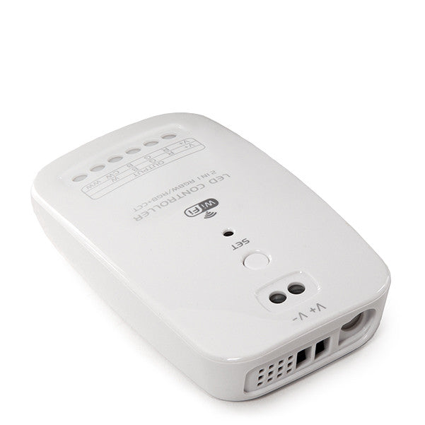 Controlador WIFI para Tiras de LEDs -Dos en Uno - RGBW/RGB-CCT  - Compatible Alexa