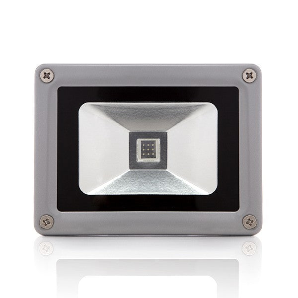 Foco Proyector de LEDs para Exterior BRICO 10W 850lm 30.000H Rojo