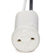 Portalámparas Cerámico G4/MR11 Cable 300mm 180ºC