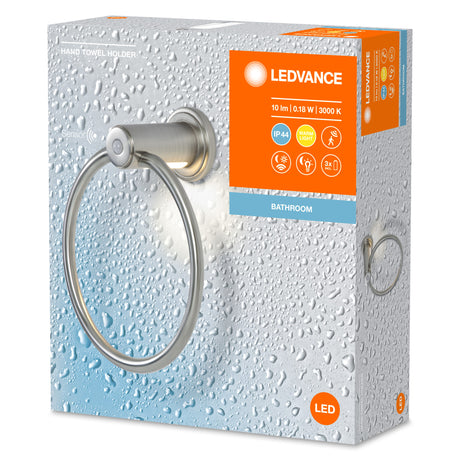 Toallero LED LEDVANCE 0,18W 10Lm 3000K 100 ° Sensor IP44