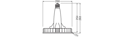 Bombilla LED LEDVANCE E40 105W 14000Lm 4000K 100º IP40