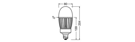 Bombilla LED OSRAM E27 41W 6000Lm 4000K 360º IP65