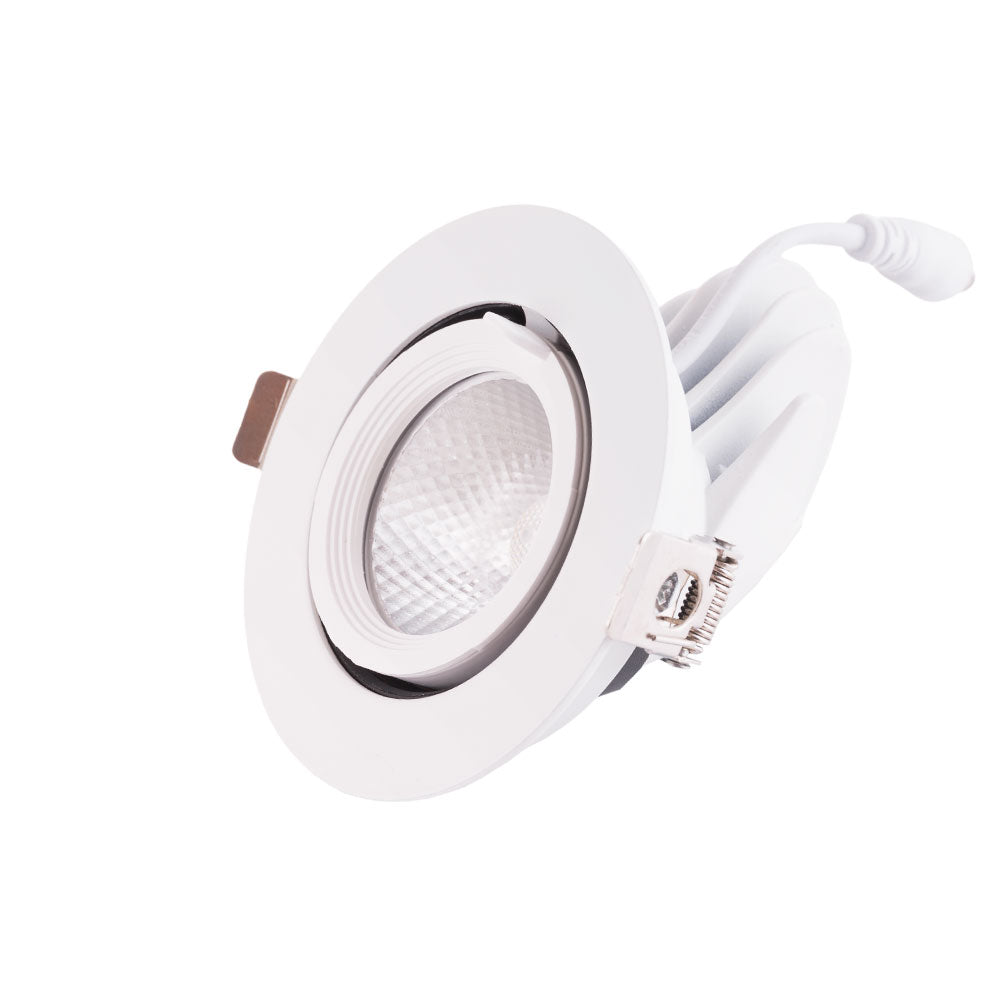 Foco Downlight LED 7W 700Lm 4000ºK Circular Orientable 30.000H [HO-COB-C-C-OR-7W-W]