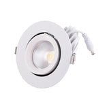 Foco Downlight LED 20W 2000Lm 4000ºK Circular Orientable 30.000H [HO-COB-C-OR-20W-W]