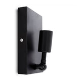 Aplique de Pared E27 Negro (Sin Lámpara) Nora HO-E27WALLLIGHT-H-B